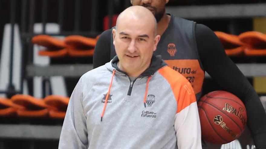 Jaume Ponsarnau, durante un entrenamiento.