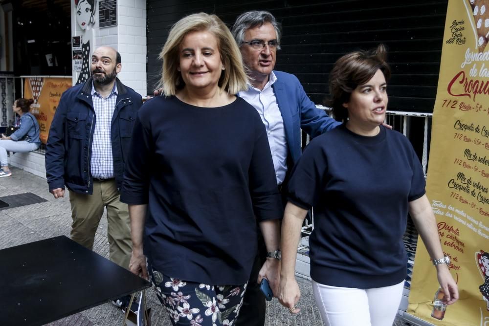 Acto de Soraya Sáenz de Santamaría en Oviedo.