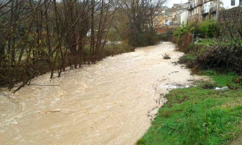 Nueva crecida de los ríos en Aragón