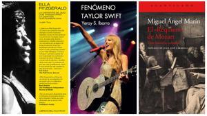 Portadas de algunos de los libros sobre música recomendados para Sant Jordi