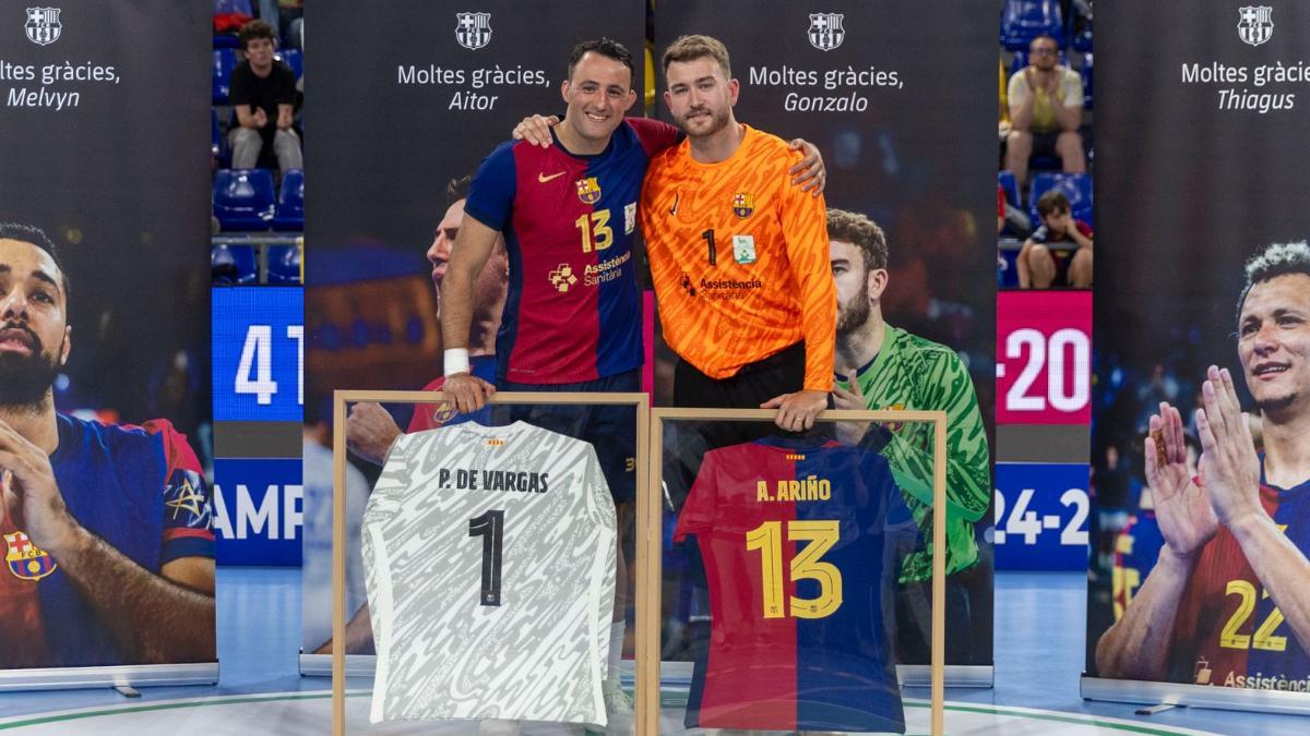 Aitor Ariño y Gonzalo Pérez de Vargas, historia viva del Barça