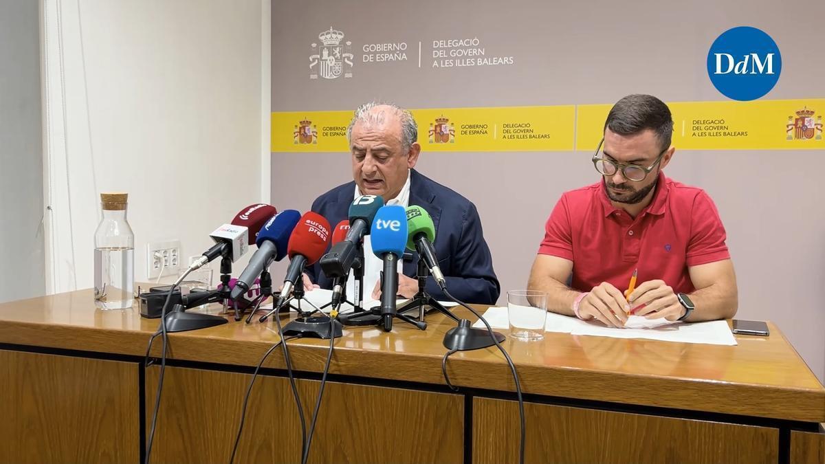 El delegado del Gobierno pedirá explicaciones por las actuaciones «inaceptables» en la marcha de Palma