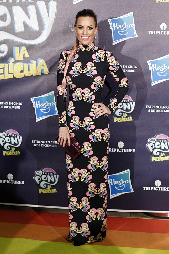 Edurne en la presentación de la película 'My Little Pony'