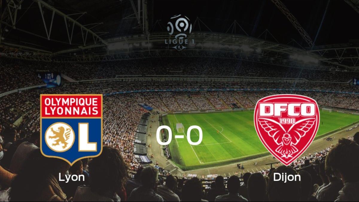 El Olympique Lyon y el Dijon FCO se reparten los puntos en el Groupama Stadium (0-0)