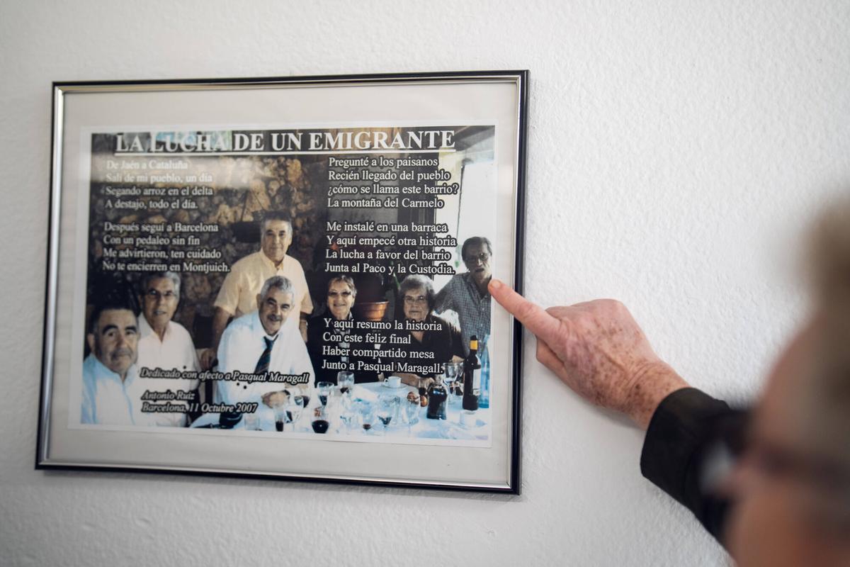 Barcelona. 18/02/2026 Sociedad. Retratos a Custodia Moreno, antigua líder vecinal barcelonesa. . Foto de Zowy Voeten