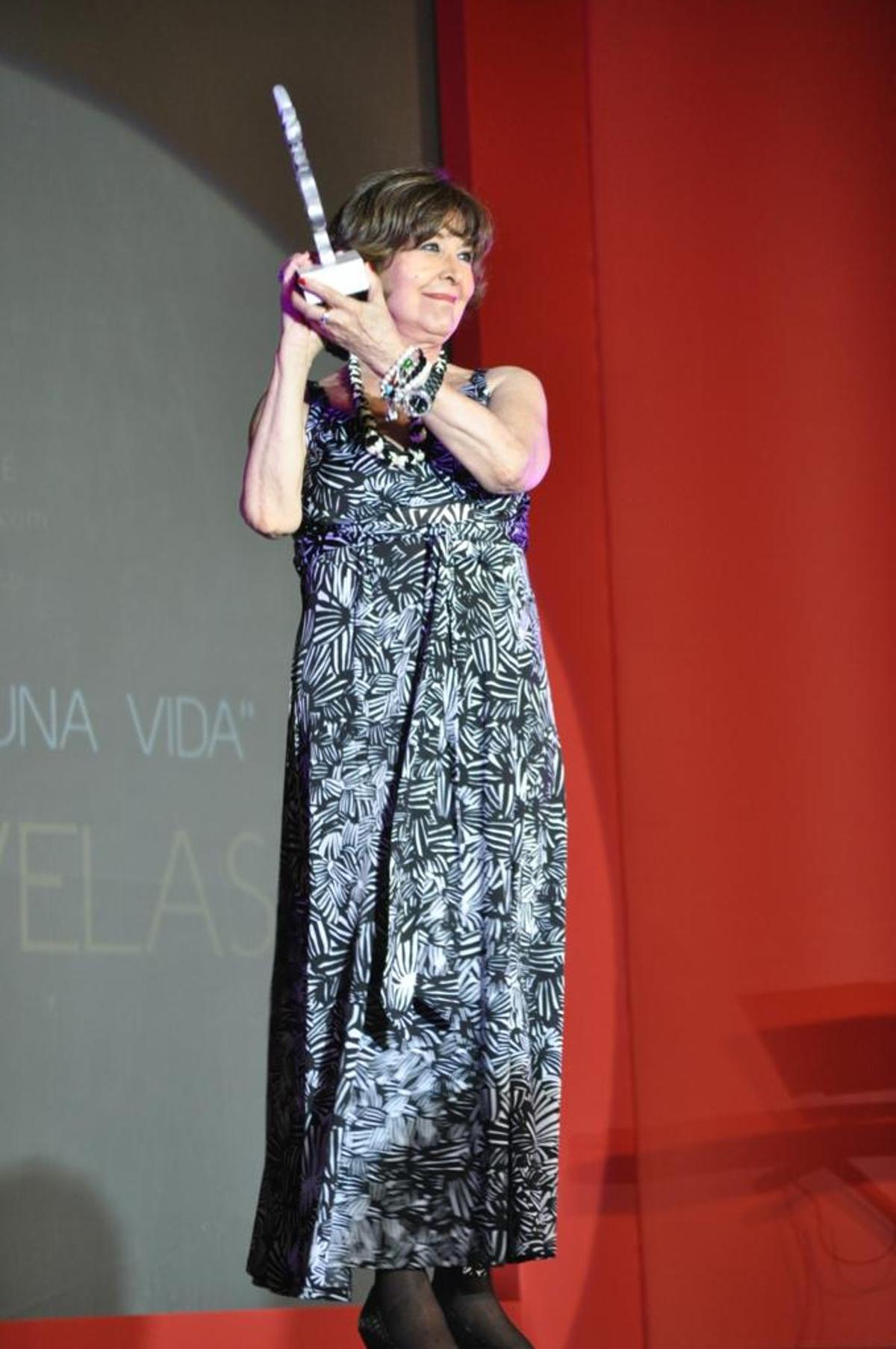 Concha Velasco recibe el premio Toda una vida del Festival de Cine de Alicante