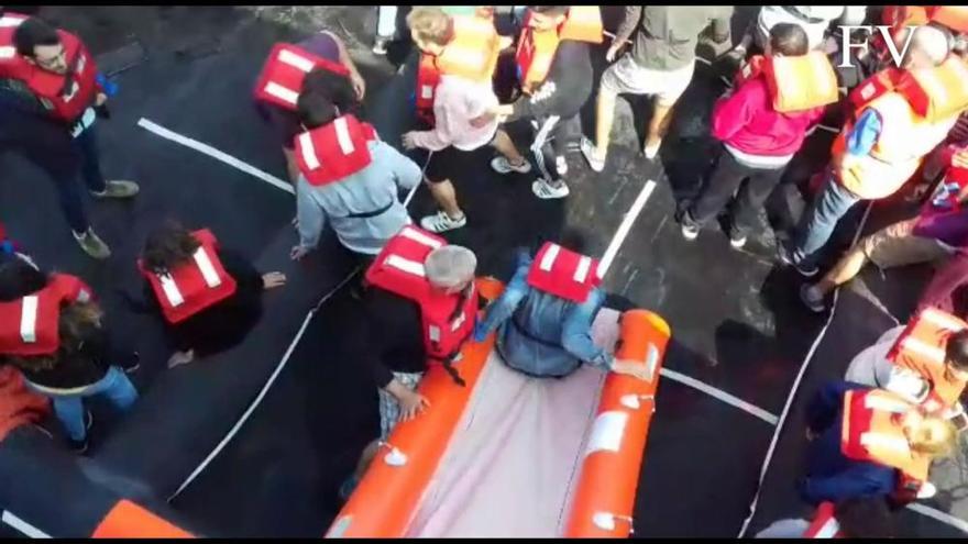 ¿Qué pasaría si hubiese que evacuar un barco a Cíes en plena travesía?