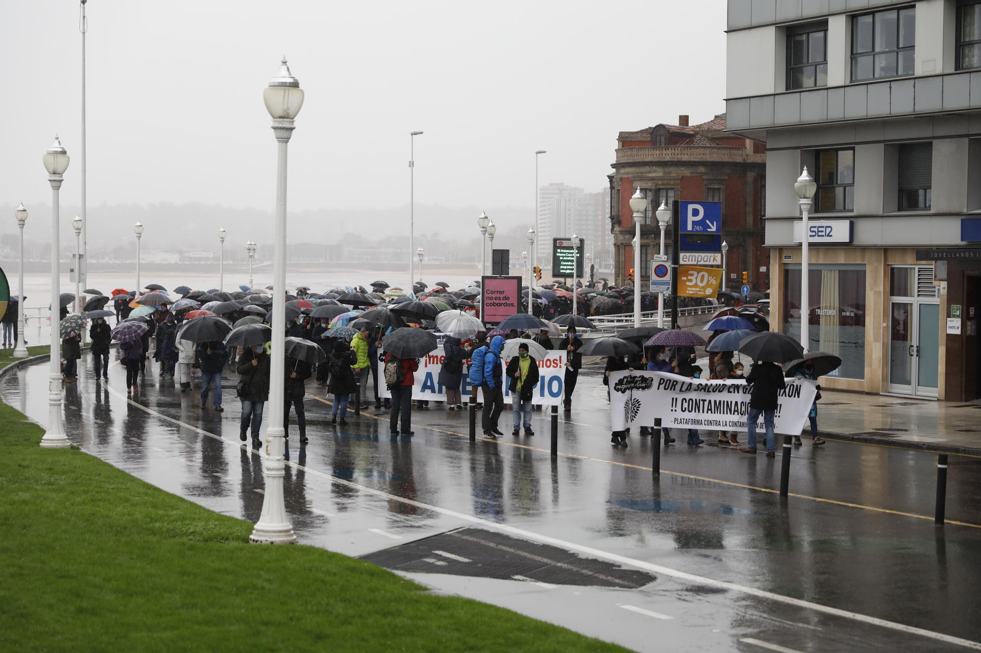 Gijón se moviliza contra la contaminación