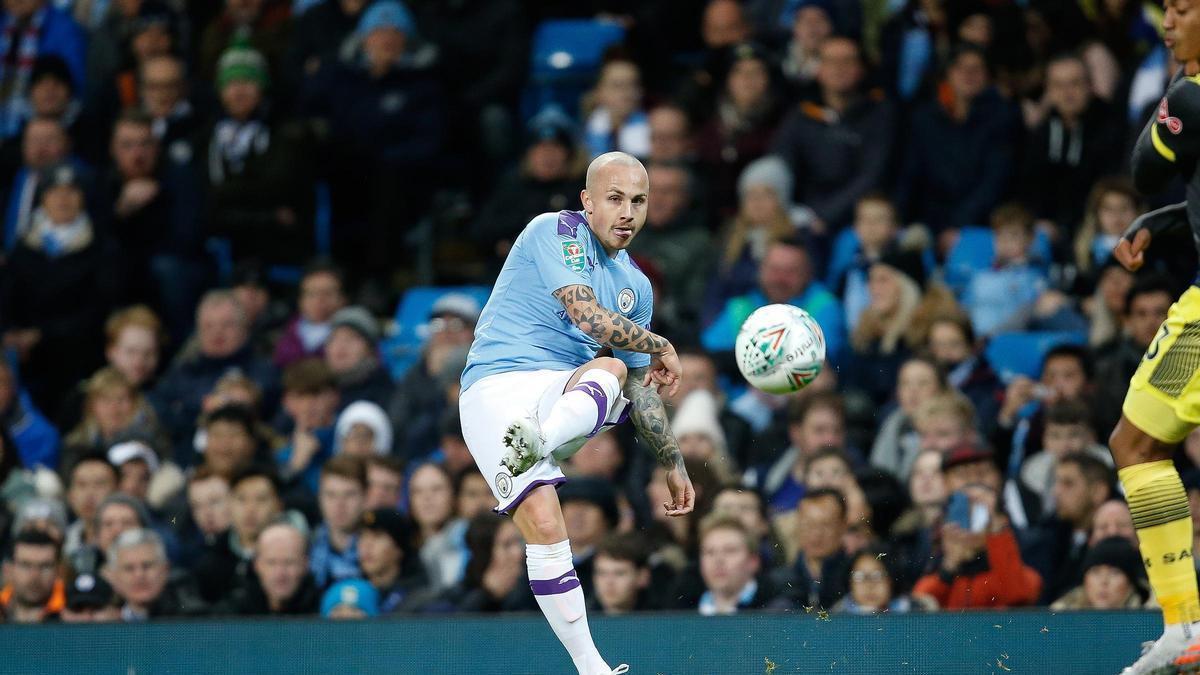 Angeliño con el City