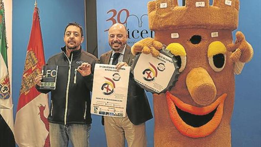 Los 100 mejores de fútbol chapas llegan a Cáceres