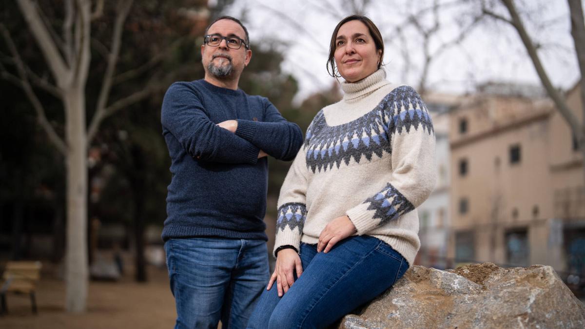 Maria José Navarro y Luis Varea, de la entidad Pere Claver.