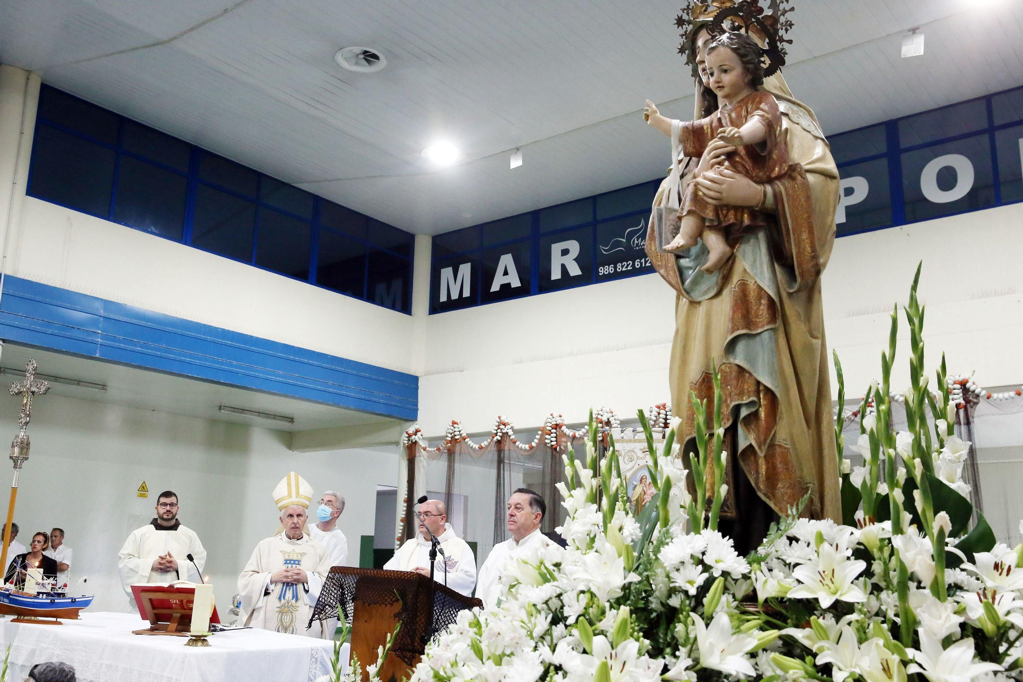 Las mejores imágenes de la procesión marítima de O Berbés