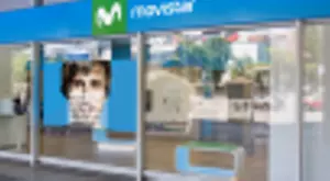 Tienda de la red de Movistar en el mercado español.