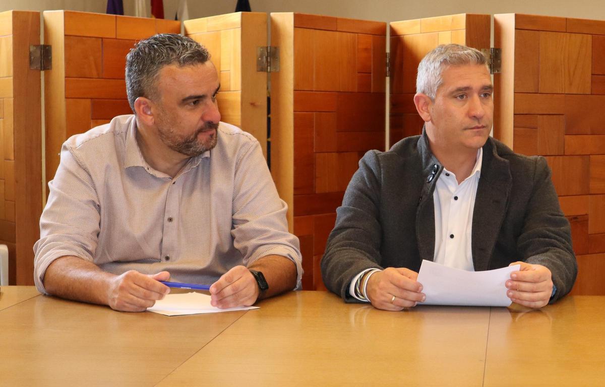 Galván y Hernández, concejales de Medio Ambiente y Servicios Municipales, respectivamente.