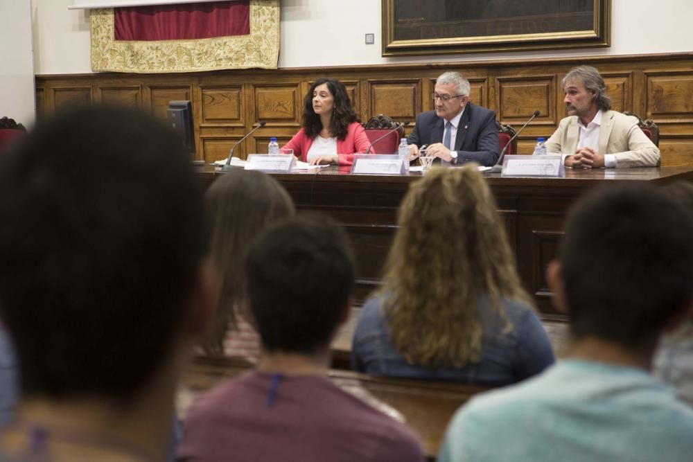 Cristina Valdés, Santiago García y José Ramón Obeso inauguran el campus científico de la Universidad de Oviedo