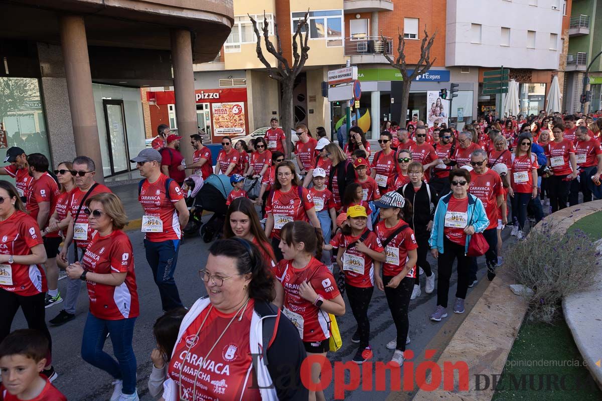 Marcha de la ONG Delwende en Caravaca