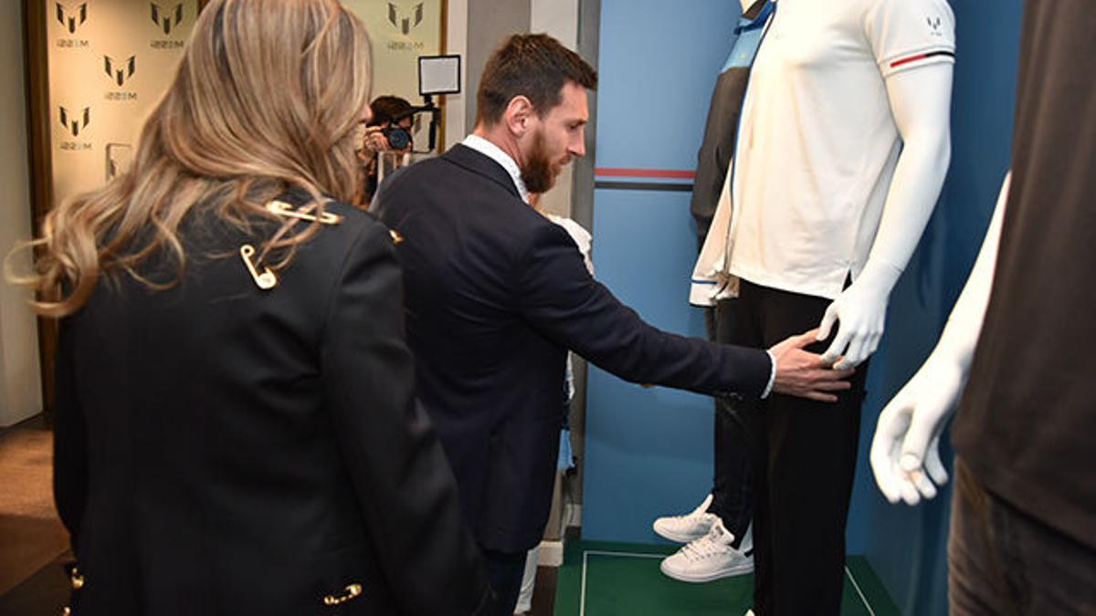 Las impresiones de Messi tras estrenar su línea de ropa