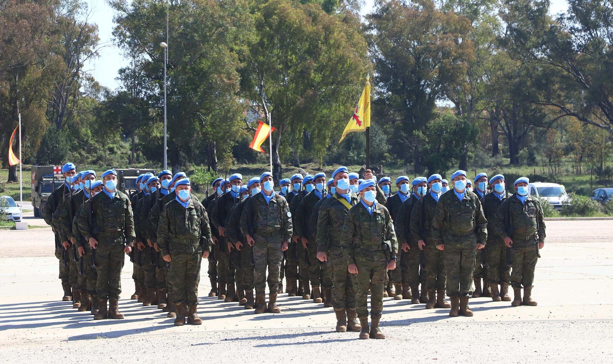 Despedida de la BRI X al contingente del Líbano