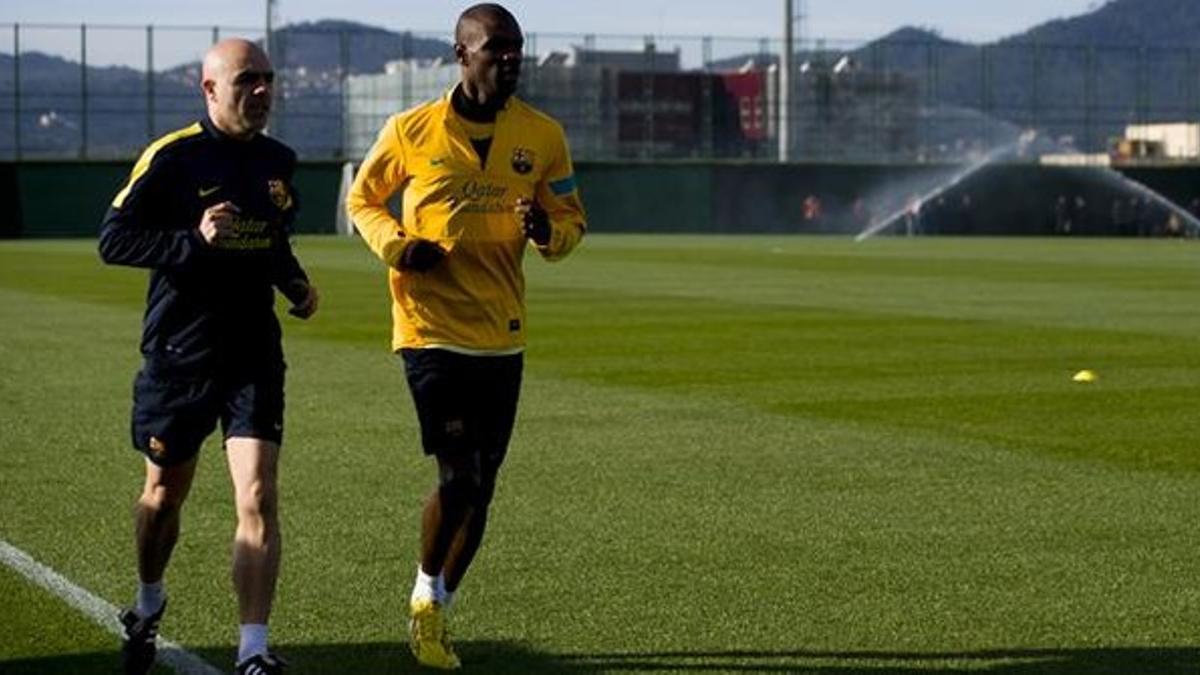 jtioentrenamiento del fc barcelona en la ciutat esport130205123026