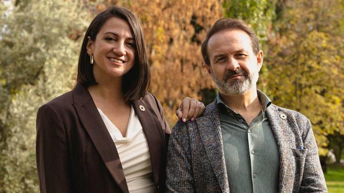 Los coportavoces federales de Partido Verde, Mar González y José Ramón Becerra