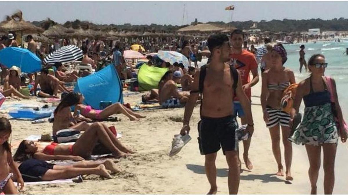 Imagen de la Playa de Es Trenc.