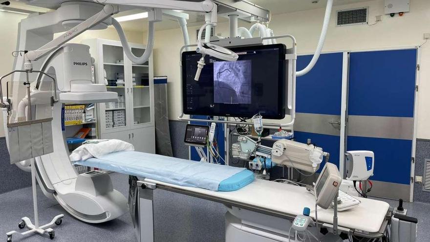 El hospital estrena una sala de hemodinámica y cardiología