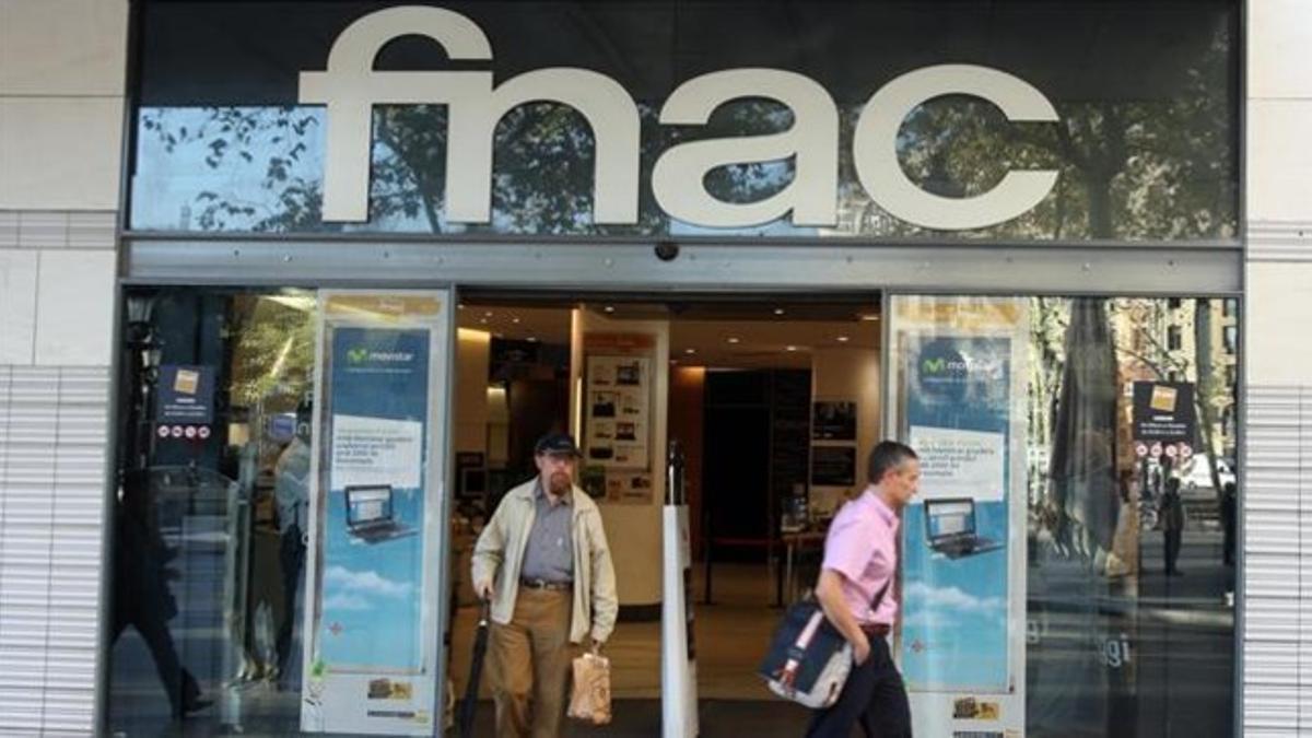 Establecimiento de la Fnac en Barcelona.