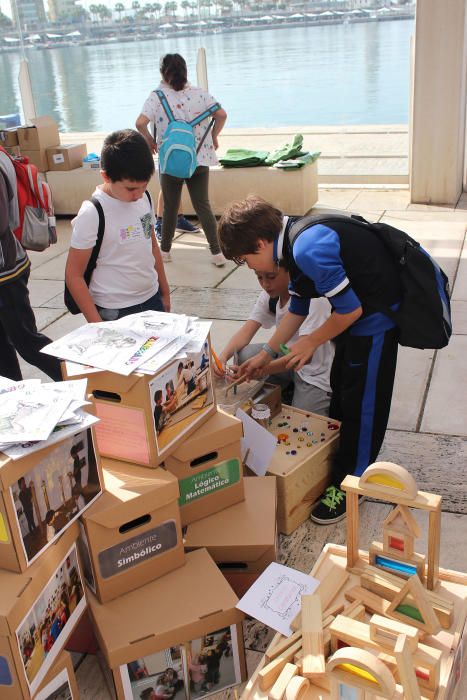 En la muestra participan más de 3.000 alumnos y 400 docentes de 85 centros de la provincia, en el Palmeral de las Sorpresas