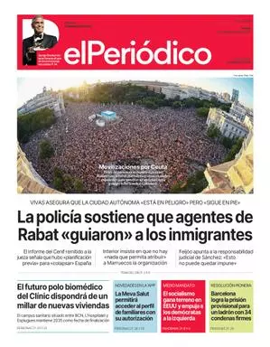 La portada de EL PERIÓDICO del 3 de septiembre de 2026