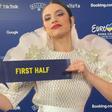 Blanca Paloma después de descubrir que actuará en la primera mitad de la final de Eurovisión 2023 en el sorteo