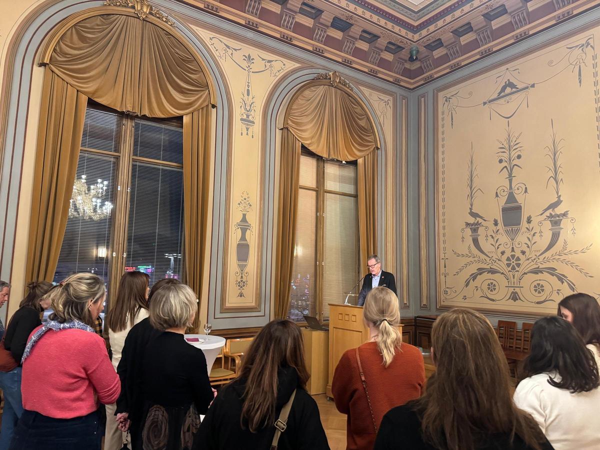 La recepción en Kuopio (Finlandia)