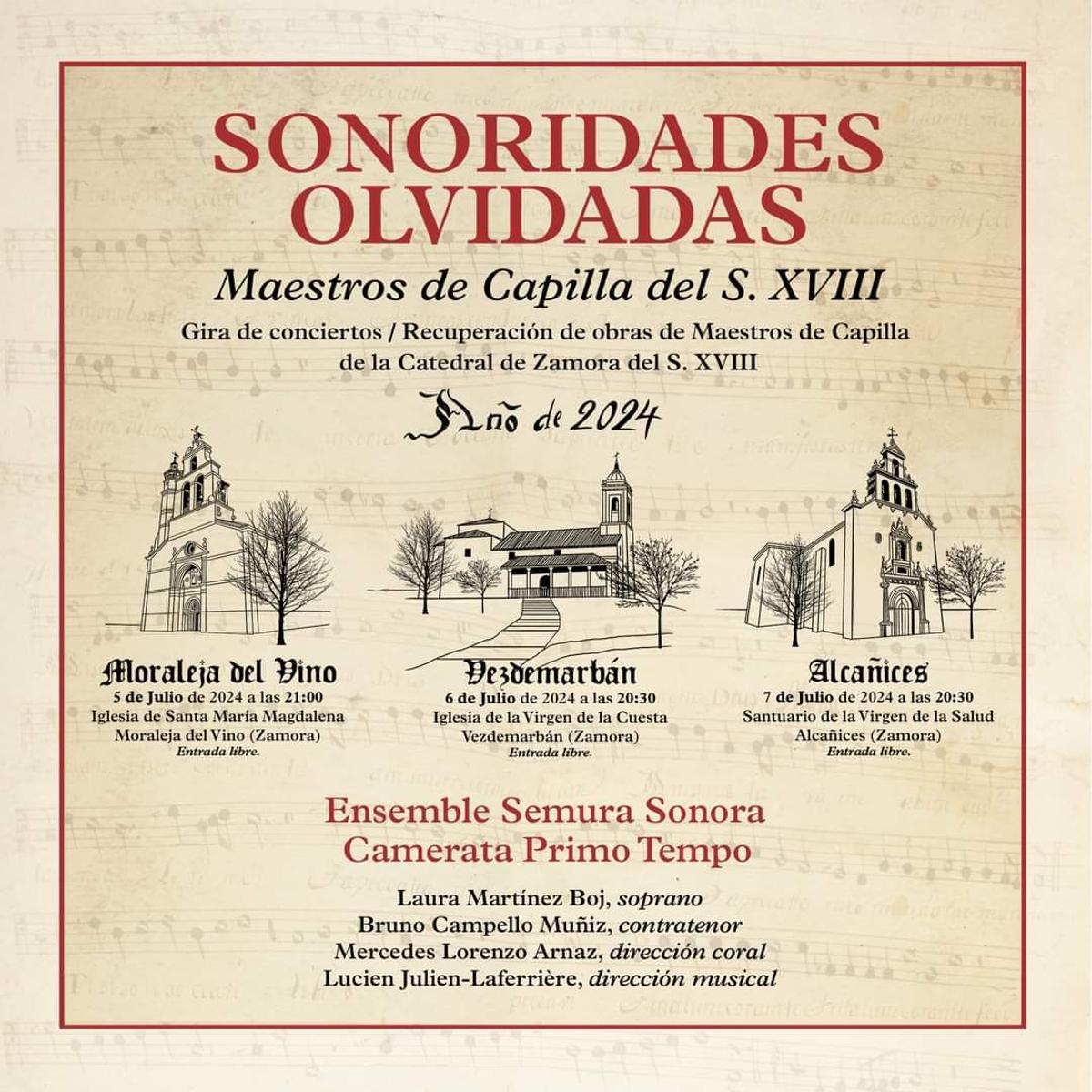 Cartel promocional Sonoridades Olvidadas
