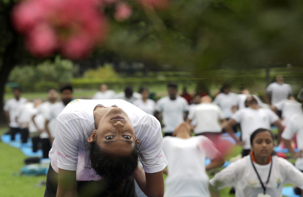 Día Internacional del Yoga en la India