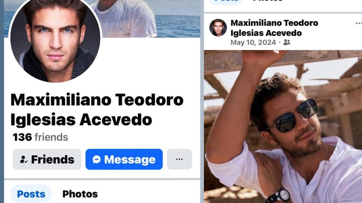 El Facebook de Maxi Iglesias falso
