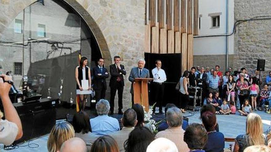 Inauguració de la biblioteca municipal de Solsona, el juny d&#039;enguany