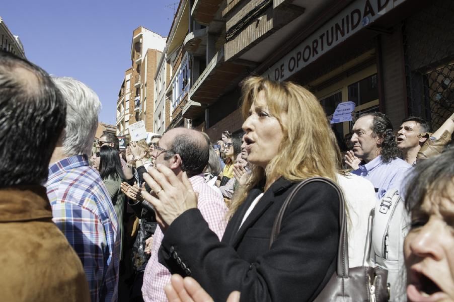 Manifestación en defensa de la sanidad en Benavent