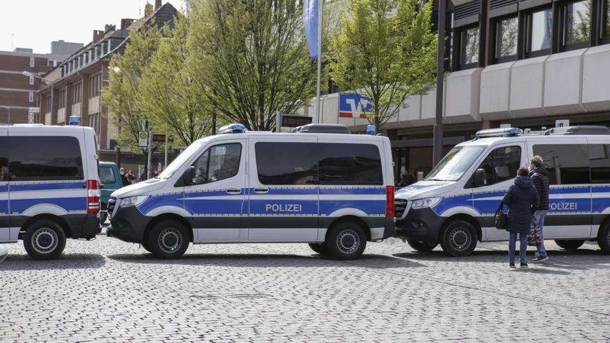 Policía en Hesse.