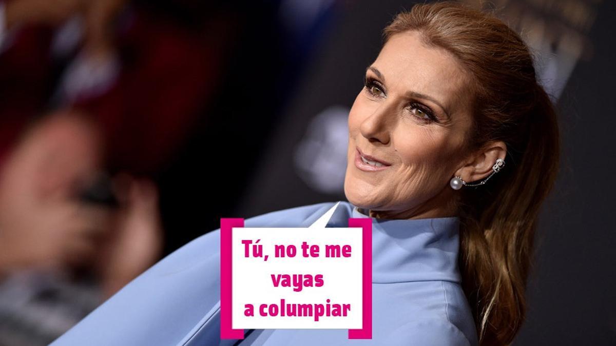 Céline Dion se pone farruca con un reportero