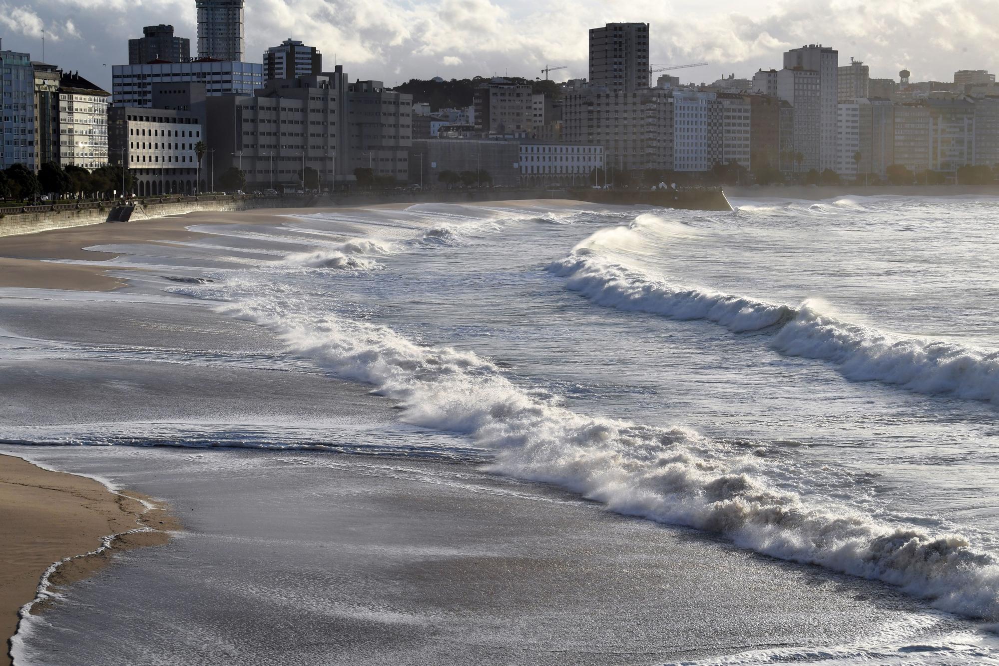 Alerta en A Coruña por fenómenos costeros