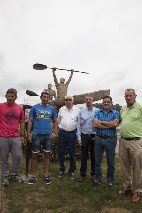 Reunión de algunos de los ganadores absolutos del Descenso Internacional del Sella en Ribadesella