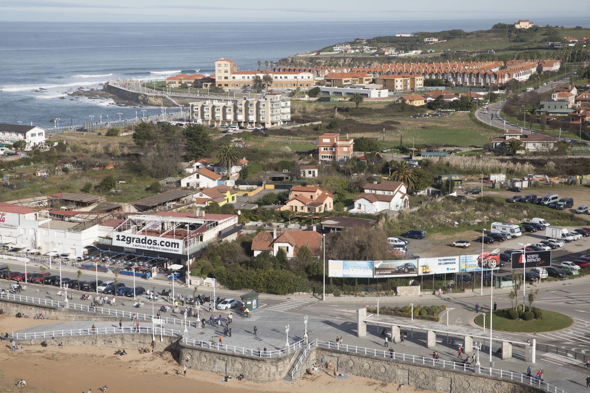 En imágenes: Así se ve Gijón desde el aire