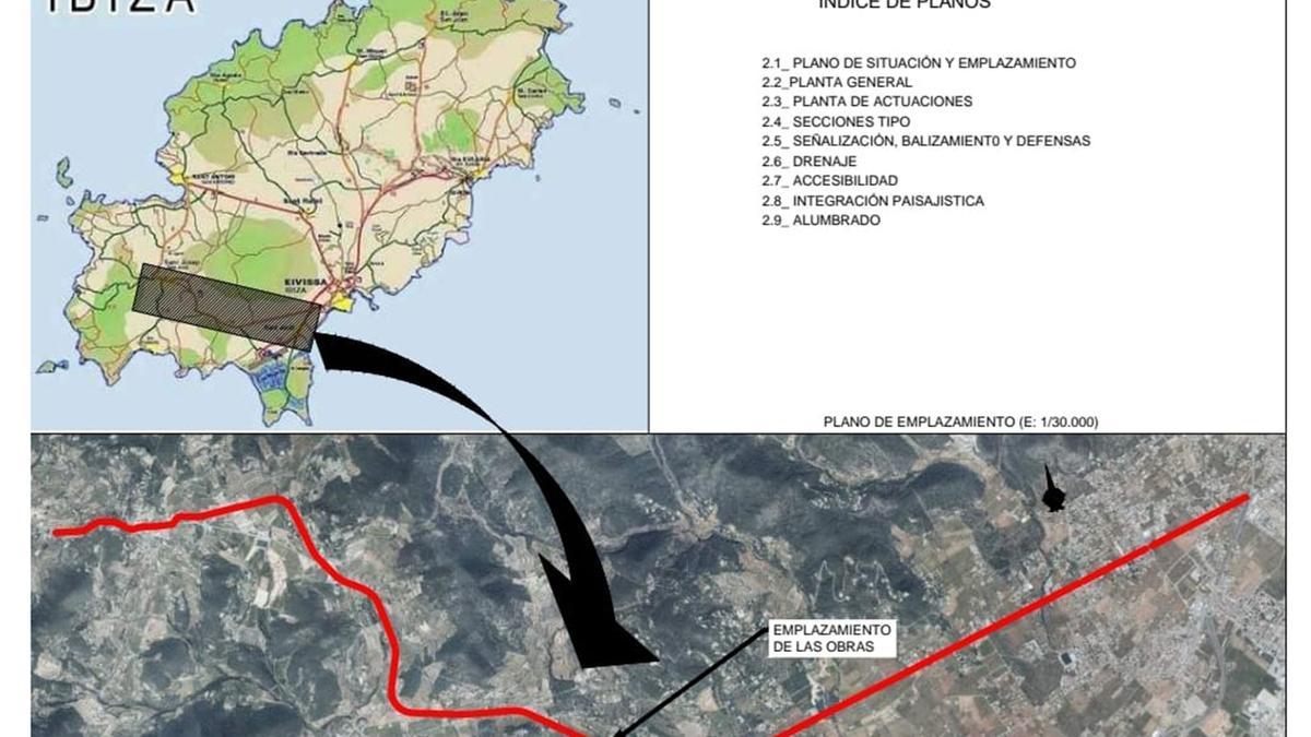 Plano de las obras.