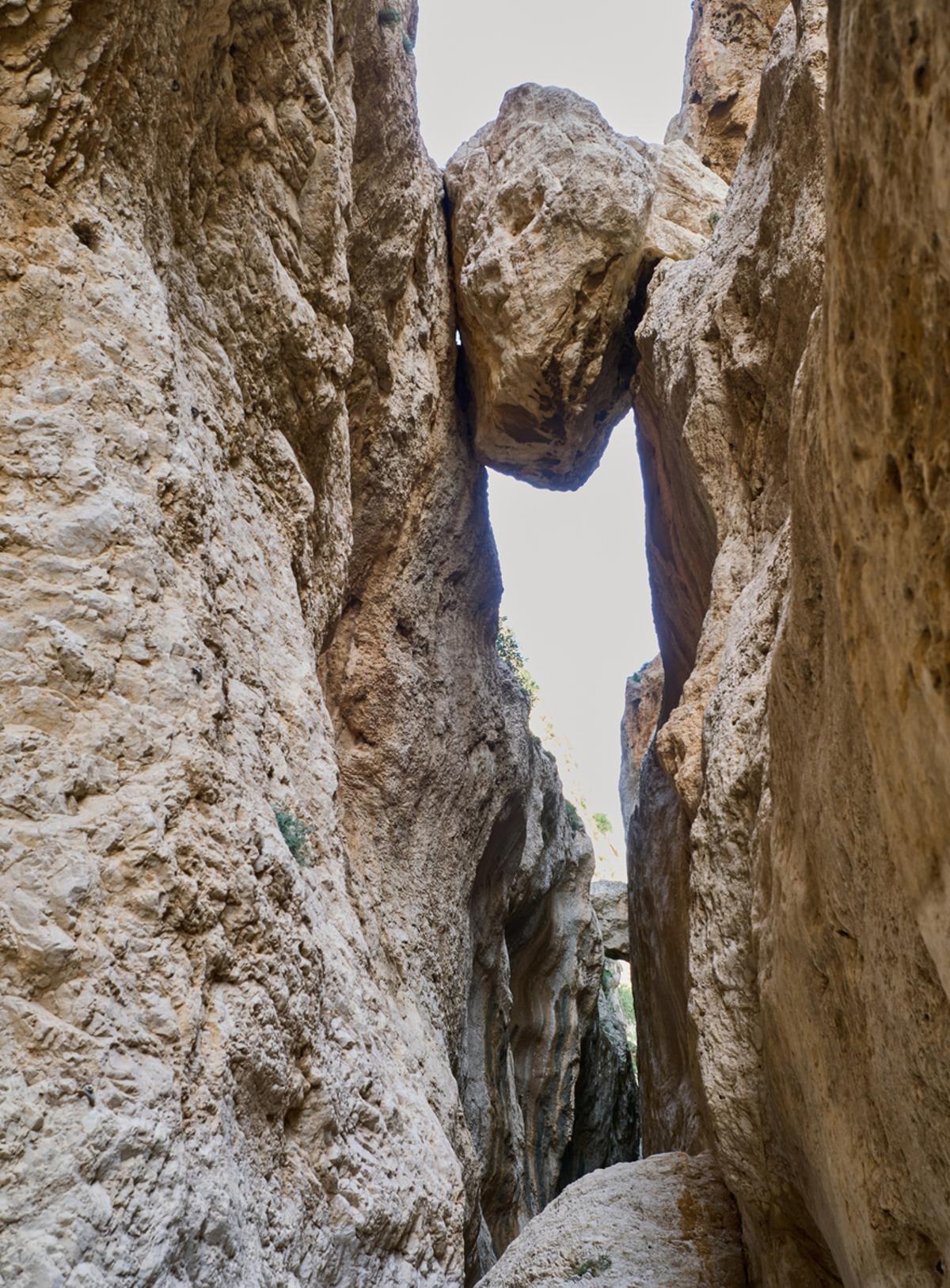 Las impresionantes rocas de la ruta.