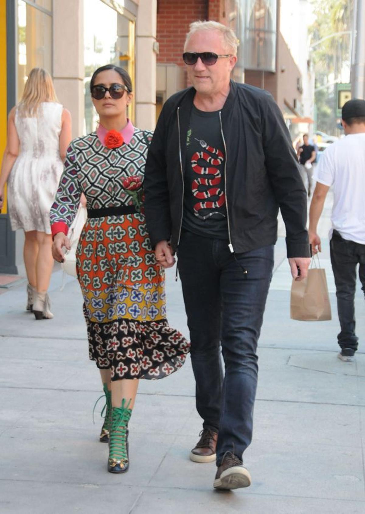 Francois-Henri Pinault y Salma Hayek en Beverly Hills