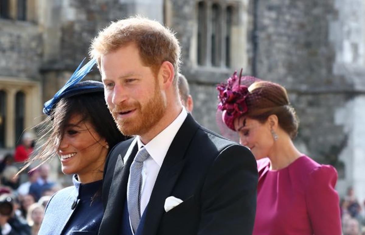 Meghan Markle y el príncipe Harry, en la boda real de la princesa de York