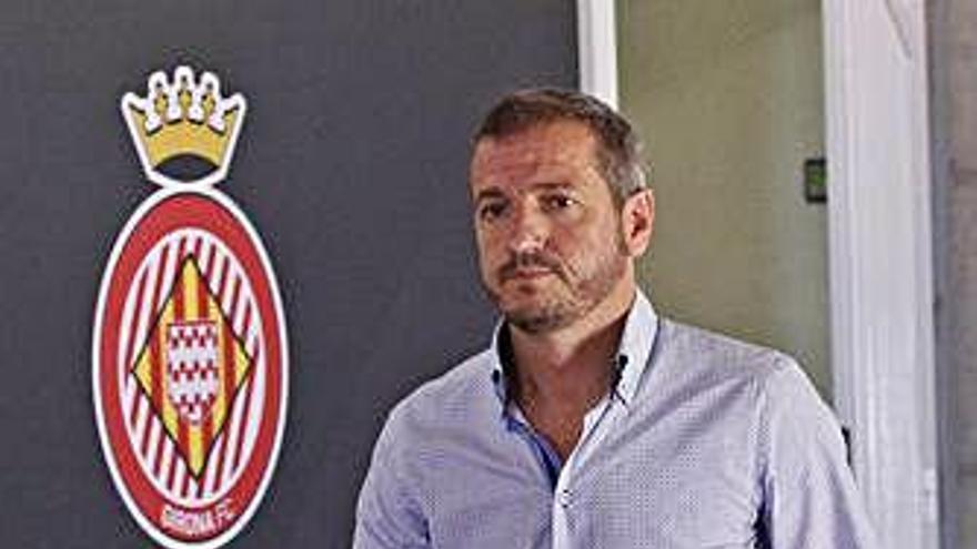 El director esportiu del Girona, Quique Cárcel.