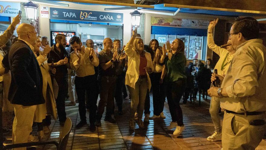 VOX celebra sus resultados electorales en Alicante