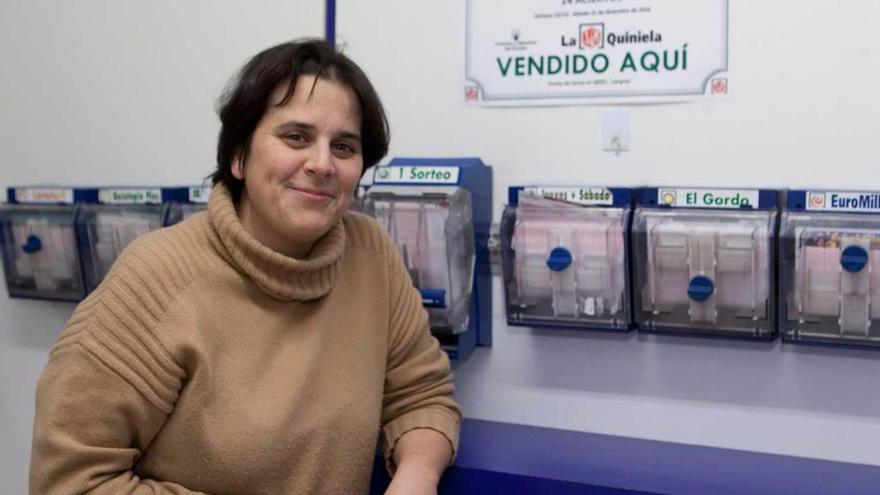 Elsa Junquera, ayer, en su administración.