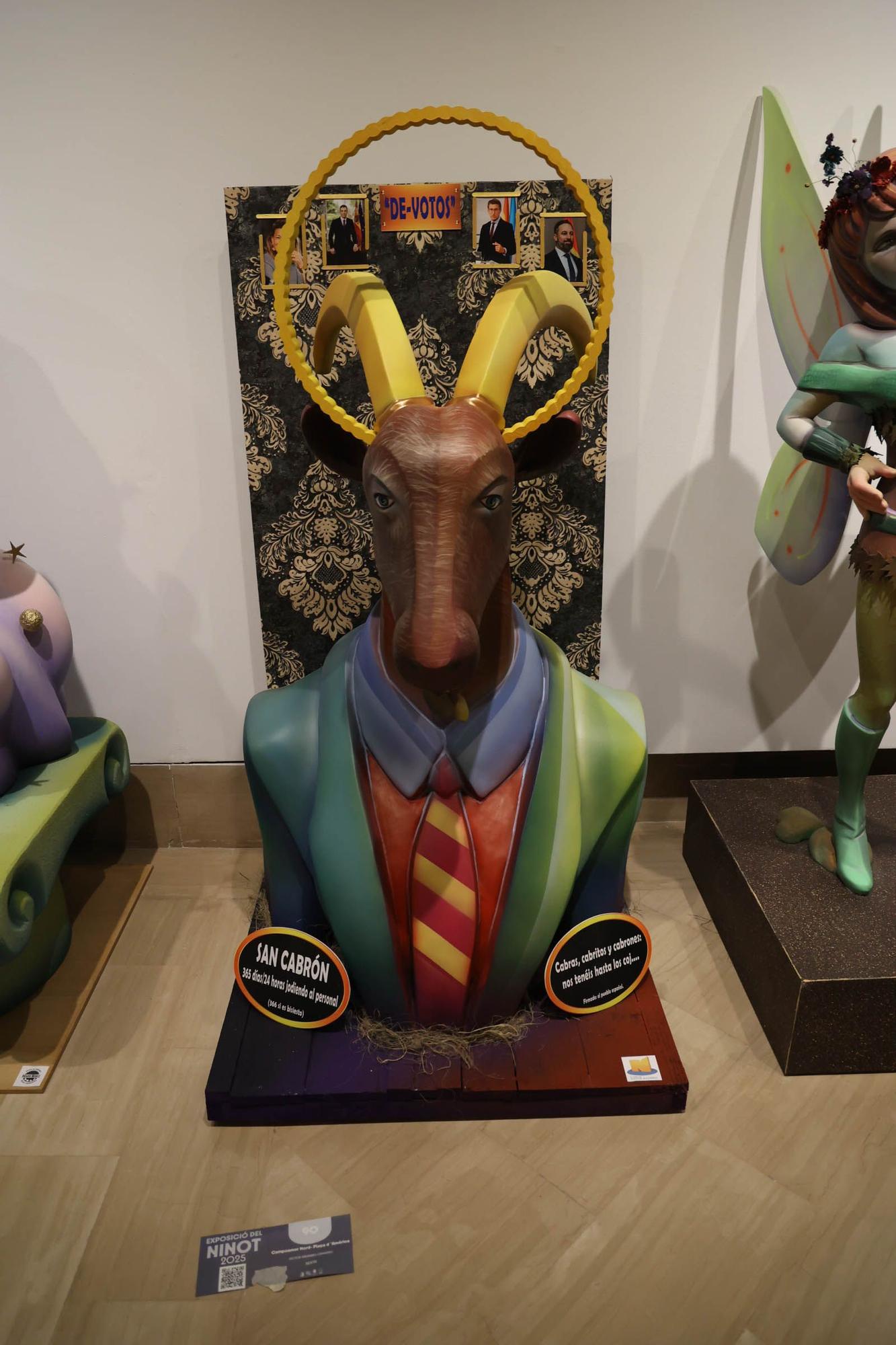Exposición del Ninot adulto de las hogueras 2025