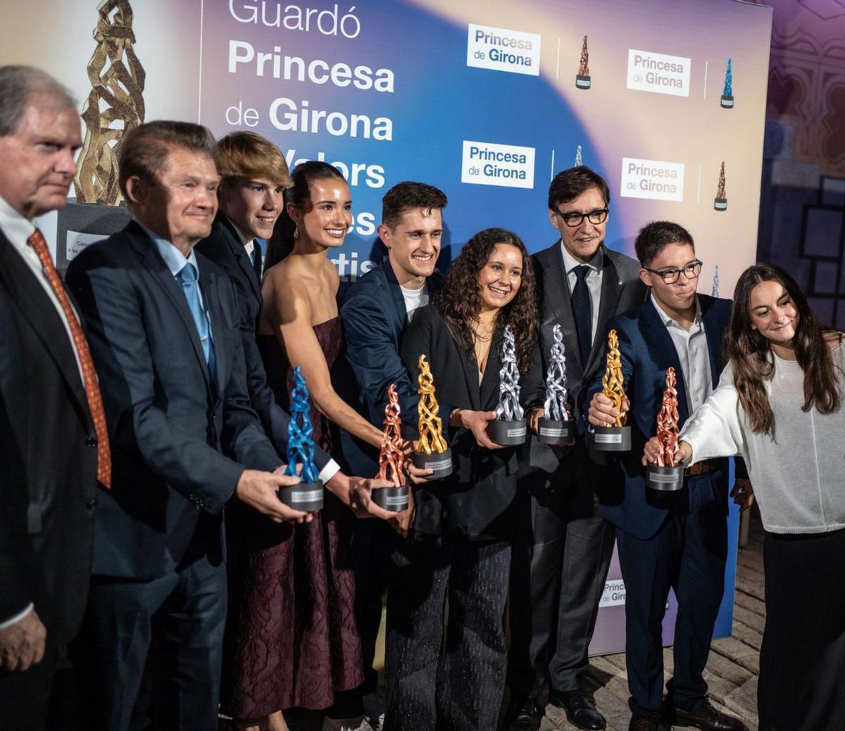 El Rei, implicat amb els esportistes